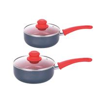 Kit 2 Panelas Revestimento Cerâmico Onix 1.8Mm 18 e 20cm Kit 2 Panelas Revestimento Cerâmico Onix 1.8Mm 18 e 20cm