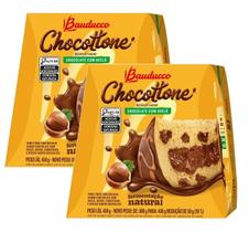 Kit 2 Panetone Bauducco Chocottone Maxi Avelã 450g