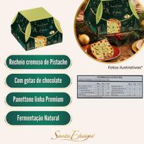 Kit 2 Panetones Premium Recheado Pistache 800g Santa Edwiges