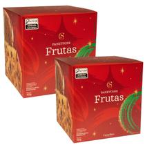 Kit 2 Panettones Frutas 450g Tradição, Sabor e Qualidade