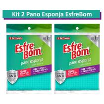 Kit 2 Pano Esponja Rápida Absorção Muito Flexível Esfrebom Kit 2 Pano Esponja Rápida Absorção Muito Flexível Esfrebom