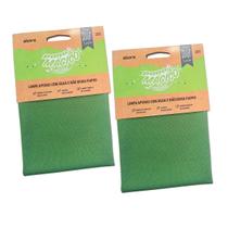 Kit 2 Pano Mágico Limpa Vidros e Espelhos Sem Fiapos Com Agua Akora Original Verde Musgo Remove Marcas de Gordura Deixa Vidros e Espelhos Cristalinos Kit 2 Pano Mágico Limpa Vidros e Espelhos Sem Fiapos Com Agua Akora Original Verde Musgo Remove Marcas de Gordura Deixa Vidros e Espelhos Cristalinos