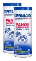 kit 2 Pano Umedecido Coperalcool Clássico com 35 Unidades kit 2 Pano Umedecido Coperalcool Clássico com 35 Unidades