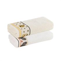 KIT 2 Panos de Copa Felpudo Estampado - Karsten KIT 2 Panos de Copa Felpudo Estampado - Karsten