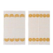 Kit 2 Panos de Copa Felpudo Teka Gourmet - Banana e Emojis Kit 2 Panos de Copa Felpudo Teka Gourmet - Banana e Emojis