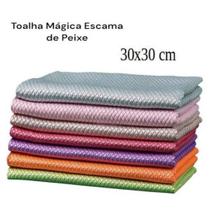 Kit 2 Panos De Limpeza De Microfibra De Polimento 30x30 Toalha Absorvível Cozinha