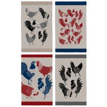 Kit 2 Panos De Prato Atoalhados Primore Sortidos - Teka - 0,40 X 0,65cm