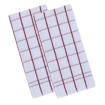 Kit 2 panos de prato teka chef premium atoalhado 100% algodão 45x70 cm