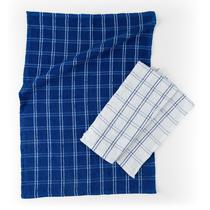 Kit 2 Panos de Prato Xadrez Felpudo para Cozinha Macio e Absorvente