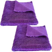 Kit 2 Panos Microfibra Vonixx 40x40 Alta Absorção Sem Costura 350GSM Kit 2 Panos Microfibra Vonixx 40x40 Alta Absorção Sem Costura 350GSM