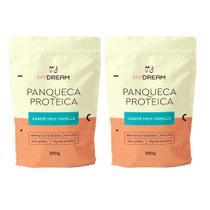 Kit 2 Panqueca Proteica Milk Vanilla S Lactose 700g My Dream
