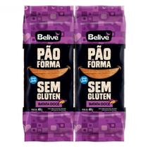 Kit 2 Pão de Forma BELIVE Batata Doce s/ Glúten 400g