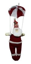 Kit 2 Papai Noel Com Paraquedas Enfeite Natal Boneco Top