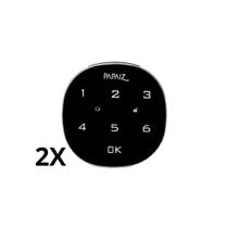 Kit 2 papaiz fechadura digital para móveis e armários m1602