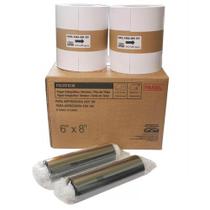 Kit 2 Papeis e 2 Ribbon FujiFilm ASK 300 10x15" - 800 Fotos Kit 2 Papeis e 2 Ribbon FujiFilm ASK 300 10x15" - 800 Fotos