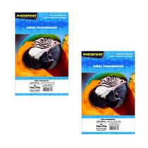 Kit 2 Papéis Fotográficos INKJET A4 Glossy 180g Com 50 Un
