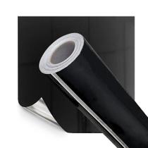 Kit 2 Papel de Parede Adesivo Lavavel Laca Super Brilho e Alta Temperatura Preto Kit 2 Papel de Parede Adesivo Lavavel Laca Super Brilho e Alta Temperatura Preto