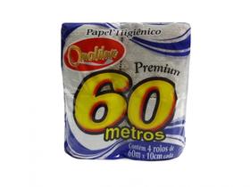 Kit 2 Papel Higiênico Branco Macio Premium Rolo 10cmx60m 4un Kit 2 Papel Higiênico Branco Macio Premium Rolo 10cmx60m 4un