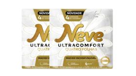 Kit 2 Papel Higiênico Neve Ultracomfort 4 Folhas - 4 Rolos