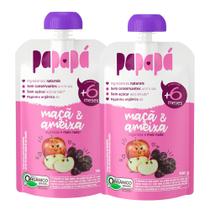 Kit 2 Papinha Papapá Orgânica Maçã e Ameixa 100g Kit 2 Papinha Papapá Orgânica Maçã e Ameixa 100g