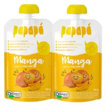 Kit 2 Papinha Papapá Orgânica Manga 100g Kit 2 Papinha Papapá Orgânica Manga 100g