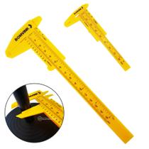 Kit 2 Paquímetros (150mm e 80mm), Escala Métrica e Imperial BOM6500