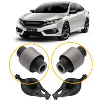 Kit 2 Par Bucha Bandeja Traseira Honda Civic G10 2017 2018 2019 2020 2021