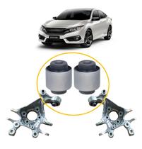 Kit 2 Par Bucha Manga Eixo Traseiro Honda Civic G10 2017 2018 2019 2020 2021 Kit 2 Par Bucha Manga Eixo Traseiro Honda Civic G10 2017 2018 2019 2020 2021