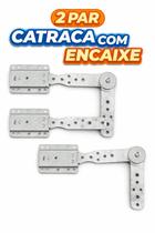 Kit 2 Par de Catraca de Sofá Retrátil Reclinável Com Suporte para Catraca Sofá