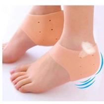 Kit 2 Par De Protetor Calcanhar Meia Palmilha Silicone Gel Macio Conforto Mulher e Homem