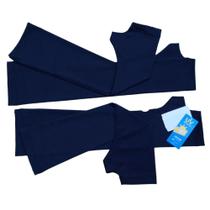 Kit 2 Par Manguito Longo com Luva Manga de Braço com Proteção Solar UV 50 Motoboy Ciclismo