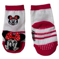 Kit 2 Par Meia Antiderrapante Jolitex Bebê Disney Baby Com Chocalho Minnie Kit 2 Par Meia Antiderrapante Jolitex Bebê Disney Baby Com Chocalho Minnie