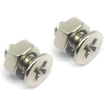 Kit 2 Parafuso guitarra escudo les paul 4X0.8mm Niquelado Kit 2 Parafuso guitarra escudo les paul 4X0.8mm Niquelado