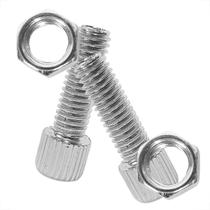 Kit 2 Parafuso Regulador Fixador De Freio Manete Bike Rosca M6 Sem Base Side Pull