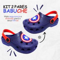 Kit 2 Pares Babuche Personagens Infantil Sandália Macio
