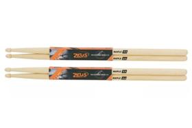 Kit 2 Pares Baqueta 5A Zeus Original Ponta Madeira Maple 5a