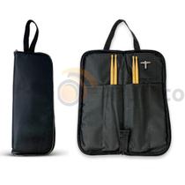 Kit 2 Pares Baquetas 5a Chave de afinação e Bag grande