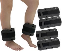 Kit 2 Pares Caneleiras De Hidroginástica em EVA 1 à 2kg DF1106-P Preto Dafoca Sports