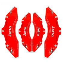 Kit 2 Pares Capas Pinça De Freio Para Jetta Verm. + Cola 50G Kit 2 Pares Capas Pinça De Freio Para Jetta Verm. + Cola 50G