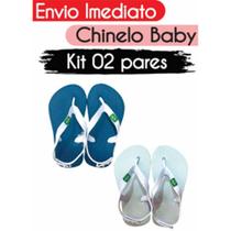 Kit 2 pares chinelo infantil baby masculino Kit 2 pares chinelo infantil baby masculino