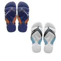 Kit 2 Pares Chinelo Masculino Havaianas Power Ortopédica Macia Antiderrapante Reforçada Kit 2 Pares Chinelo Masculino Havaianas Power Ortopédica Macia Antiderrapante Reforçada