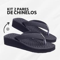 Kit 2 Pares Chinelo Ortopédico Para Esporão Massageador