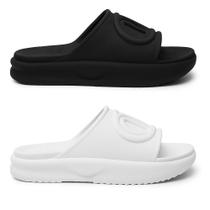 Kit 2 Pares Chinelo Slide Feminino Nuvem Confortável Casual Macio Antiderrapante