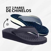 Kit 2 Pares Chinelos Ortopédicos Massageador Para Esporão