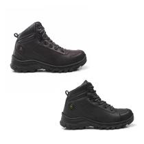 Kit 2 Pares de Bota Masculina Pórtice Adventure Montain Café Kit 2 Pares de Bota Masculina Pórtice Adventure Montain Café