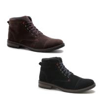 Kit 2 Pares de Bota Masculina Pórtice Camurça Kit 2 Pares de Bota Masculina Pórtice Camurça