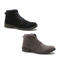 Kit 2 Pares de Bota Masculina Pórtice Camurça Kit 2 Pares de Bota Masculina Pórtice Camurça
