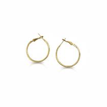 Kit 2 pares de Brincos Argola Dourada 3cm Feminino Bijuteria