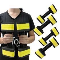 Kit 2 Pares de Halteres Hidroginástica Em EVA 1 A 2 Kg DF4011-BK Preto/Amarelo Dafoca Sports Kit 2 Pares de Halteres Hidroginástica Em EVA 1 A 2 Kg DF4011-BK Preto/Amarelo Dafoca Sports