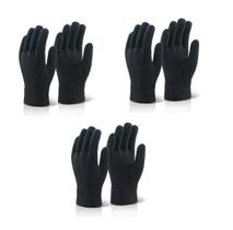 Kit 2 Pares De Luva De Lã Cor Preta Adulto Tamanho Único Grande Elastano Frio Inverno Kit 2 Pares De Luva De Lã Cor Preta Adulto Tamanho Único Grande Elastano Frio Inverno